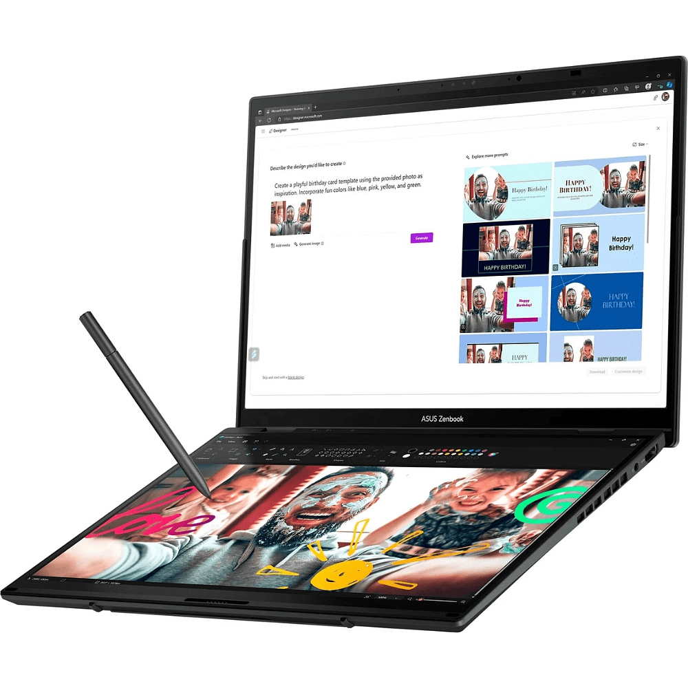 Ноутбук ASUS Zenbook Duo OLED (UX8406MA-QL437W U7-155H), 16GB, Win11H, черный - 3