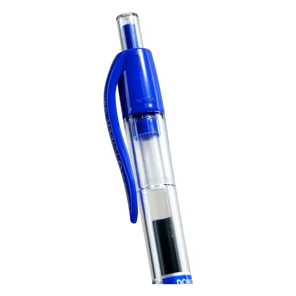 Ручка гелевая "U-knock", 0.7 мм, голубой, стерж. синий - 6