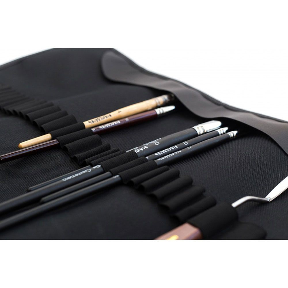 Пенал-органайзер "Малевичъ" для кистей, 34х48, черный - 5