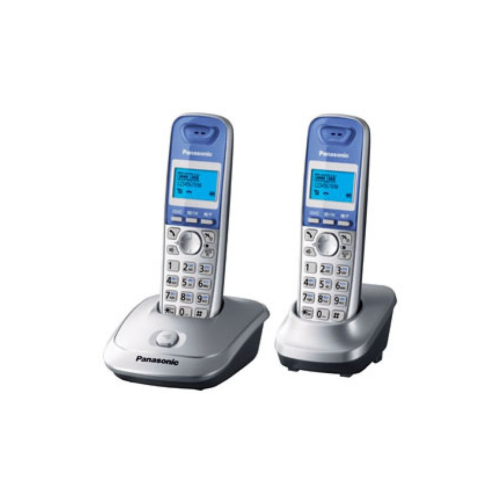 Телефонный аппарат Panasonic "KX-TG2512RU", серый металлик - 3