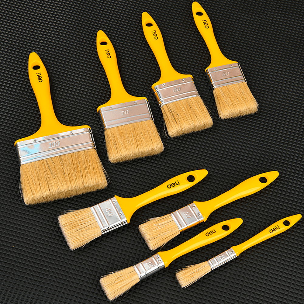 Кисть малярная Deli YS EDL509132, плоская, 0,8"-20 мм, смешанная щетина - 5