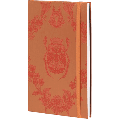 Блокнот "Lace beetle", А5, 96 листов, линейка, оранжевый