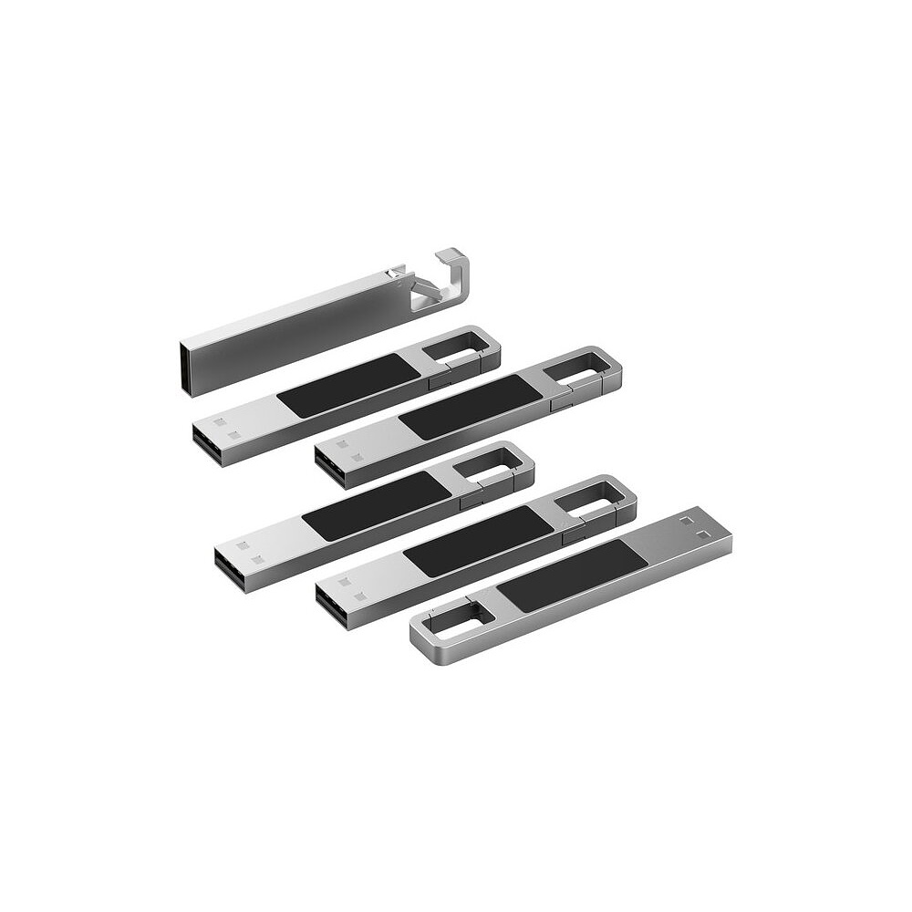 USB Flash накопитель 2.0 16 Gb ZC-010, металл, красный - 2