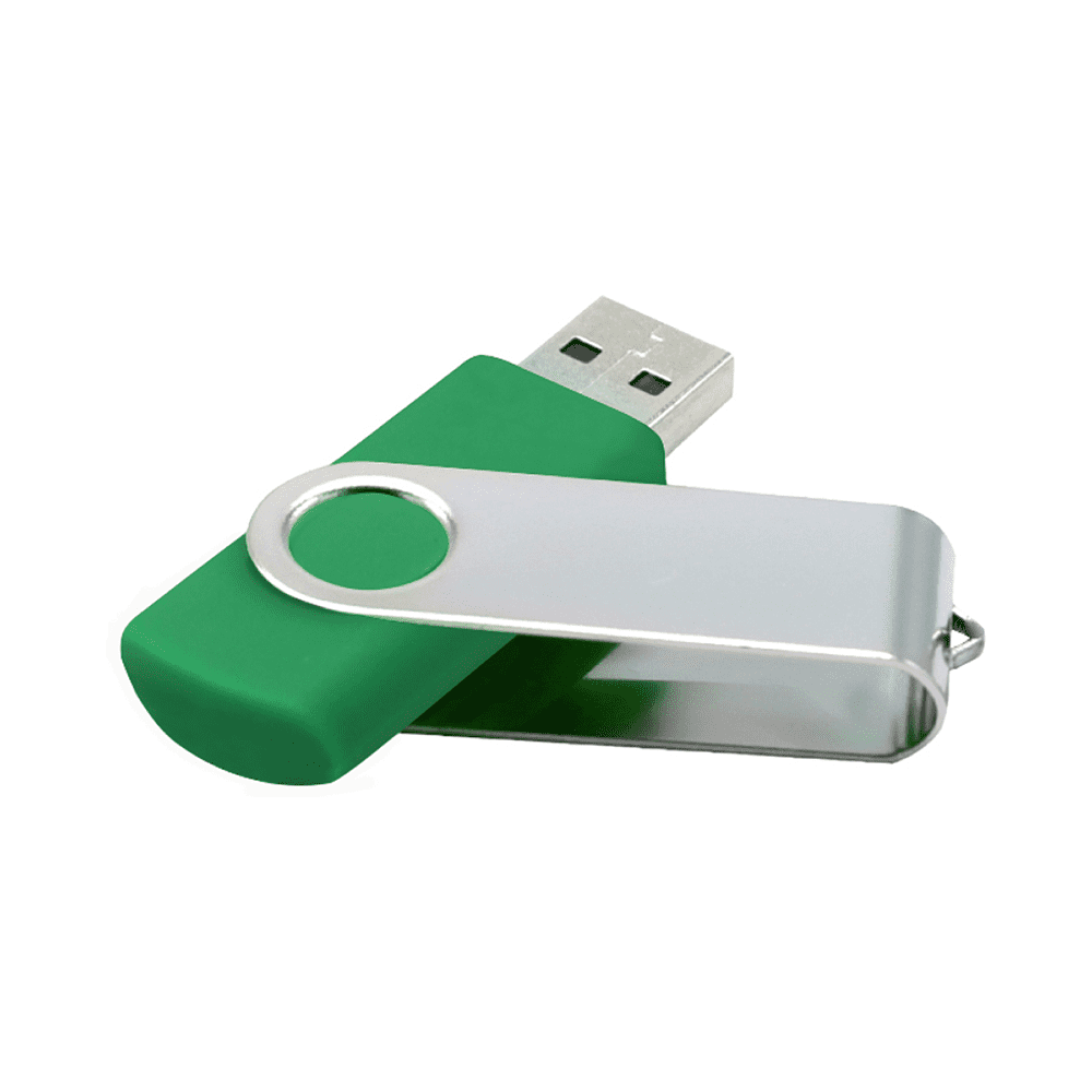 USB Flash 2.0 16 Gb VDF-008, пластик, метал, зеленый   - 3