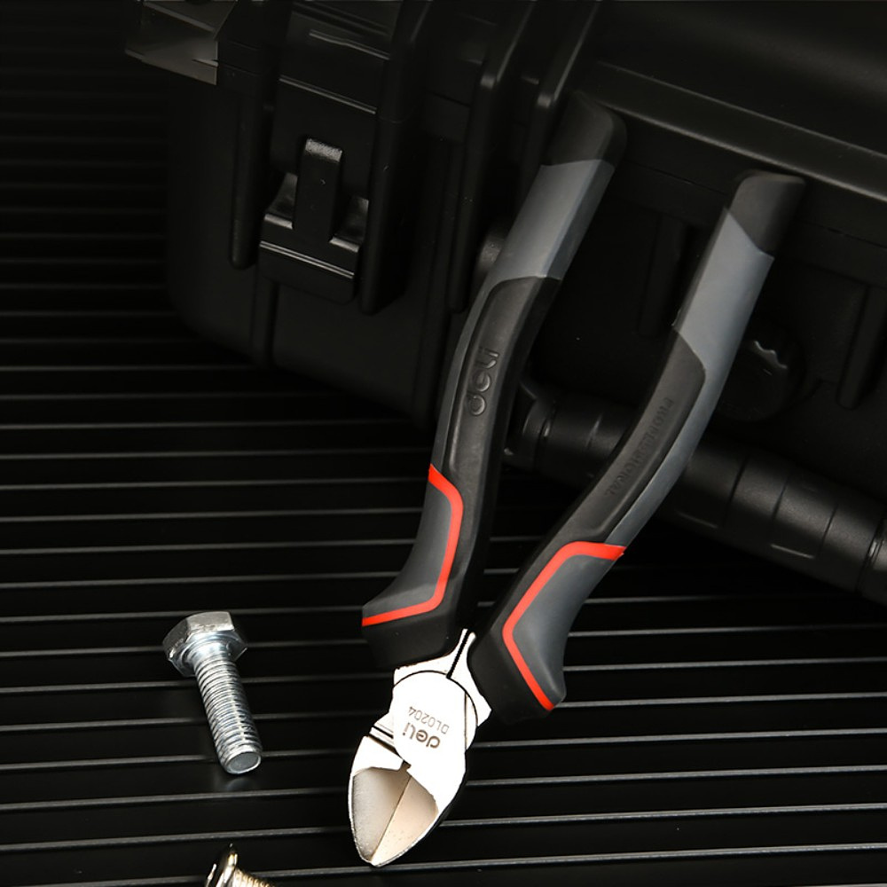 Бокорезы "Deli" 160 мм, усиленные, черный - 4