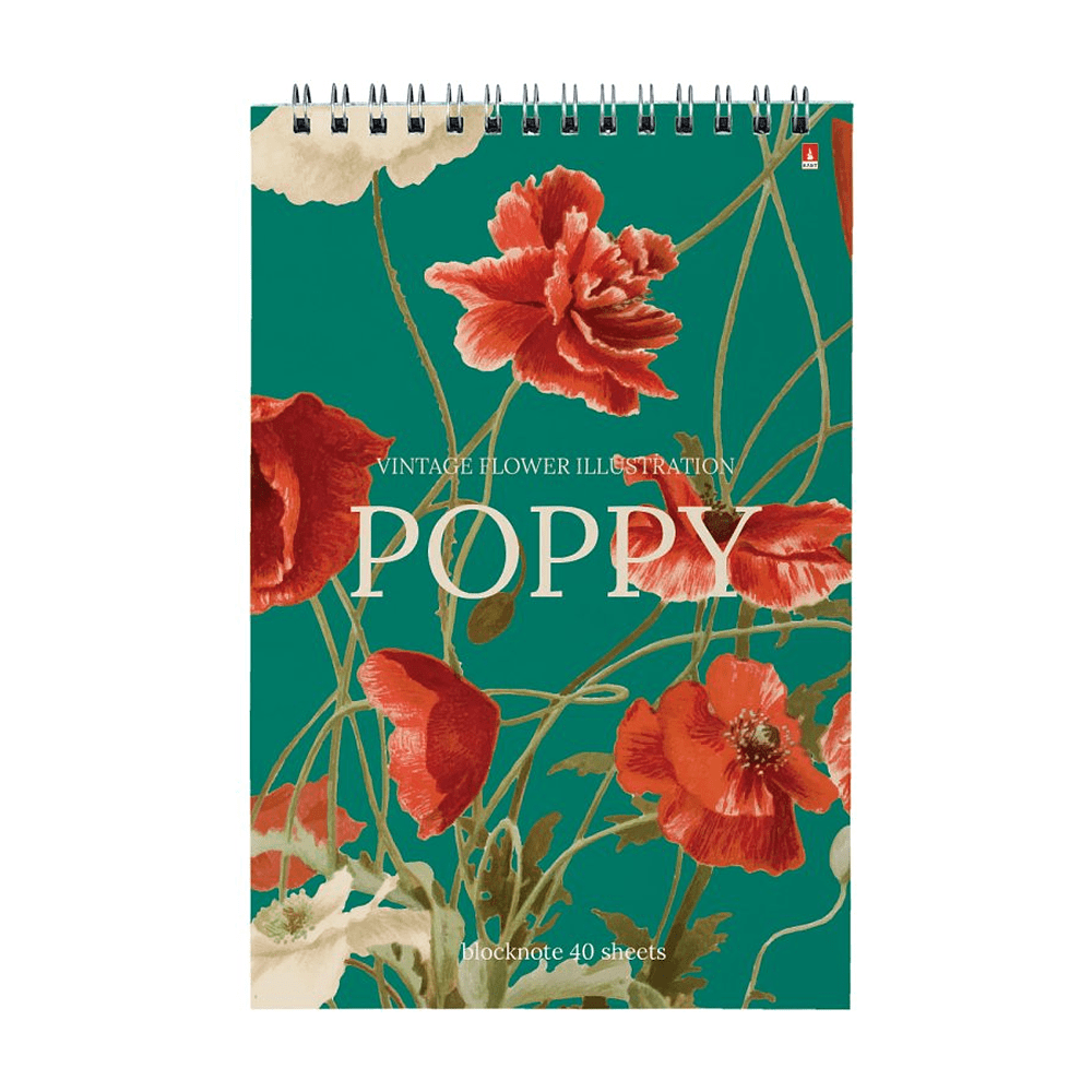 Блокнот "Цветы. Паттерн", A5, 40 листов, в клетку, ассорти - 2