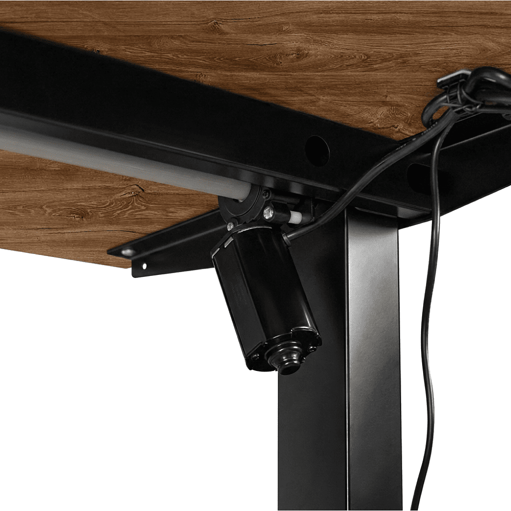 Стол с электроприводом двухмоторный Fit Focus Space Dual (720-1200 мм), черный/Дуб Стирлинг (регулируемый по высоте каркас арт. 9220296 и столешница арт. 9197777) - 7