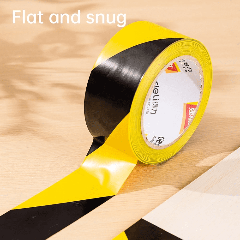 Клейкая лента разметочная Deli "Stick up Strong", 4.8x33 см/м, желто-черный - 4