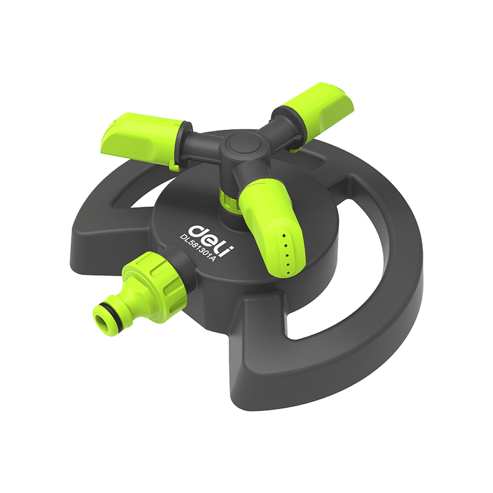 Распылитель "Deli GS EDL581301 3/4", круговой вращающийся, пластик, зеленый