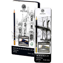 Набор карандашей чернографитных "Artea"