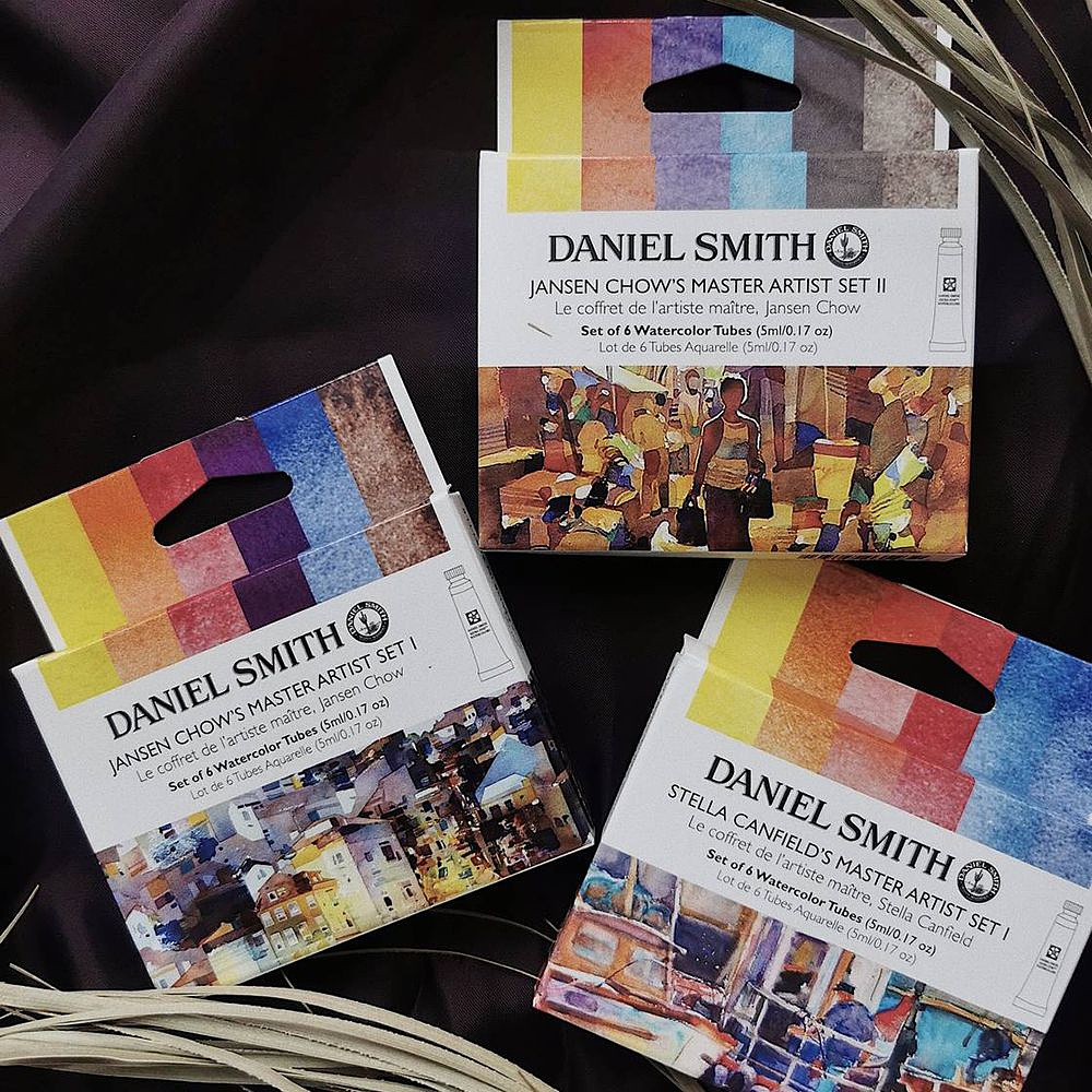 Набор акварели Daniel Smith "Jansen Chow's Master Artist Set II", 6 цветов, тубы - 4