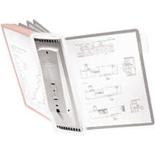 Стойка информационная "Sherpa", настенная, A4, 10 демопанелей, серый, -50%