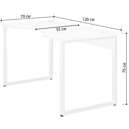Стол компьютерный игровой Millwood Лофт Гонконг (ДТ-3), 1200x700 мм, белый - 3