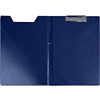 Планшет открывающийся с зажимом, A4, винил, синий - 4