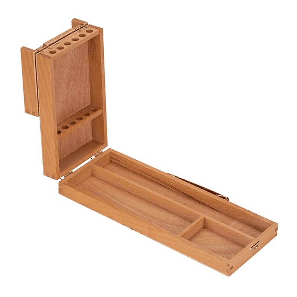 Ящик художника "Сонет" №1, для кистей и красок, 3 секции, бук