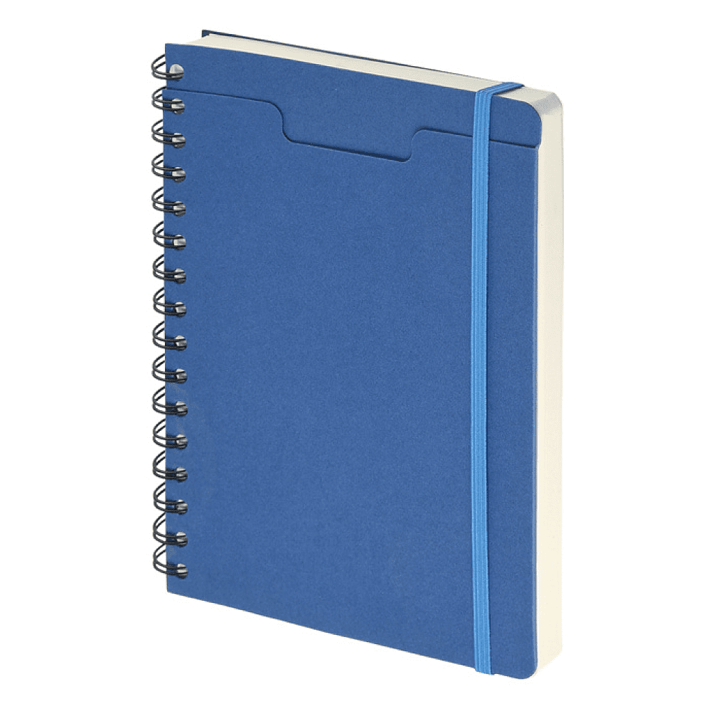 Ежедневник недатированный "Pragmatic", А5, на гребне, синий