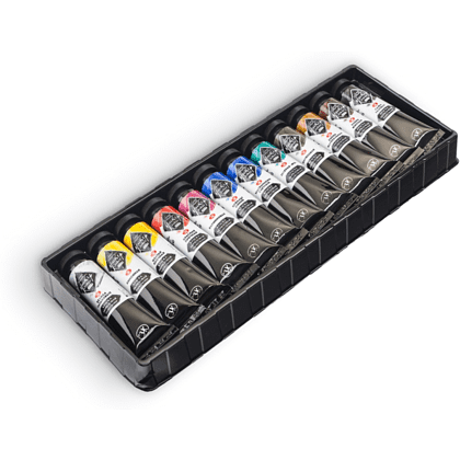 Краски акриловые Мастер Класс, 12 цветов, 18 мл. - 2