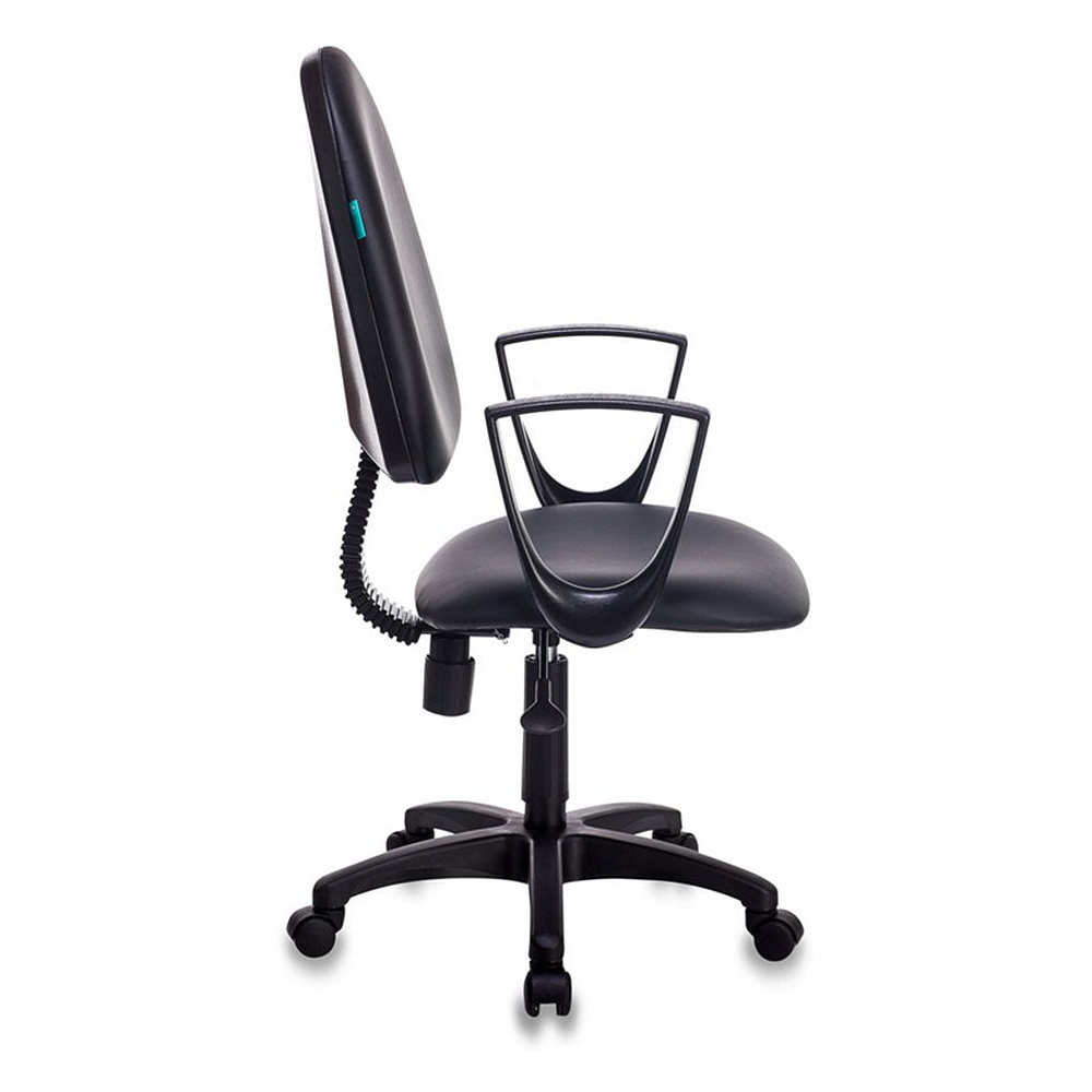 Кресло для персонала Бюрократ "Престиж+ CH-1300N/OR-16", кожзам, пластик, черный  - 3