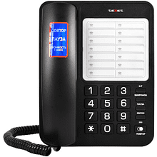 Телефонный аппарат Texet "TX-234", черный