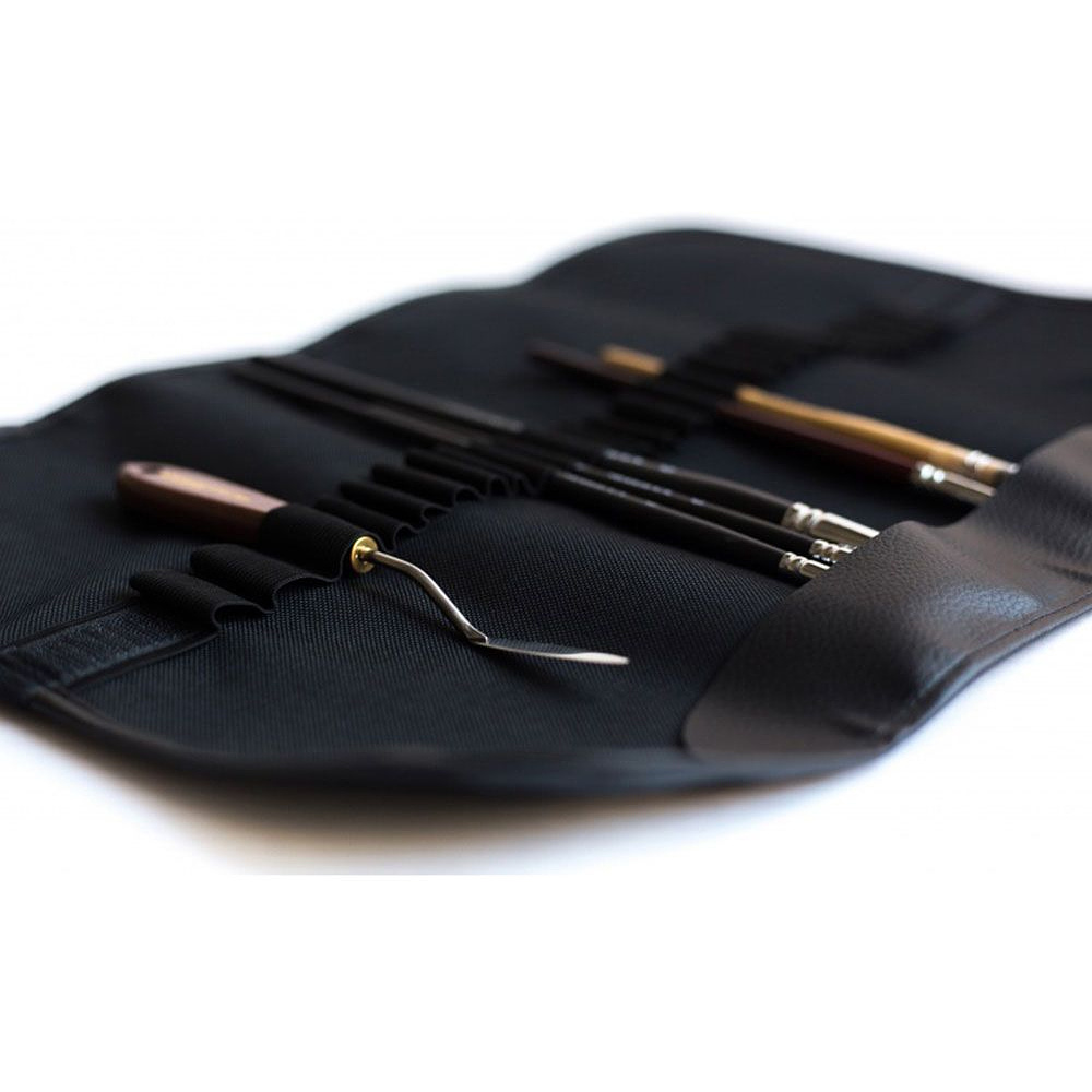 Пенал-органайзер "Малевичъ" для кистей, 34х48, черный - 2
