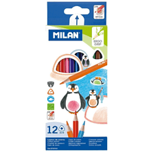 Цветные карандаши "Milan 231", 12 цветов