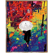 Картина по номерам "Под белым зонтом"