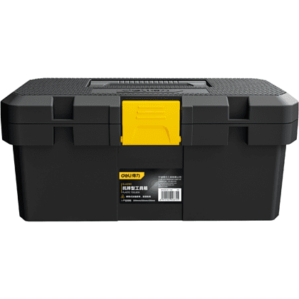 Ящик для инструмента Deli "DL432912", 300х155х125 мм, пластмасса