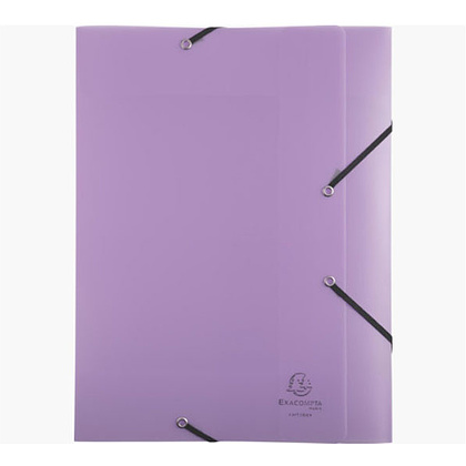 Папка на резинках "Chromaline Pastel", A4, 25 мм, пласт., ассорти - 6