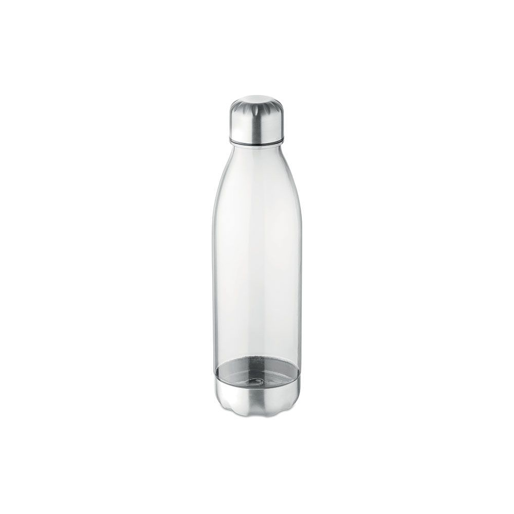 Бутылка для воды "Aspen", пластик, металл, 600 мл, прозрачный