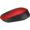 Мышь Logitech "Mouse M171", беспроводная, 1000 dpi, 3 кнопки, красный - 3
