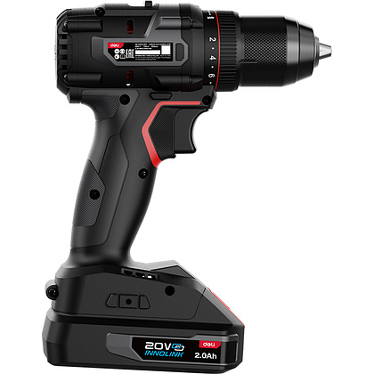 Аккумуляторная дрель-шуруповерт Deli RS EDE-DZ20-2D2 20 В, 70 Нм, 2 АКБ, 2 Ач, сумка - 6