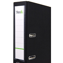 Папка-регистратор "Yesli:", А4, 50 мм, ПВХ Эко, черный