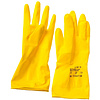 Перчатки латексные с х/б покрытием HQ Profiline р-р L желтый - 8