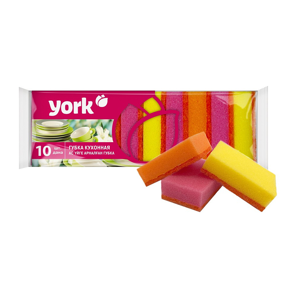 Губка кухонная для мытья посуды "York Maxi"
