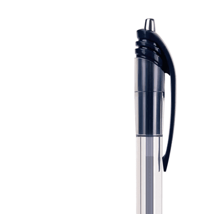 Ручка шариковая автоматическая "Voyager", 0.7 мм, прозрачный, стерж. синий - 4