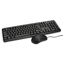 Клавиатура + мышь ExeGate Professional Standard Combo MK120-OEM, проводные, черный