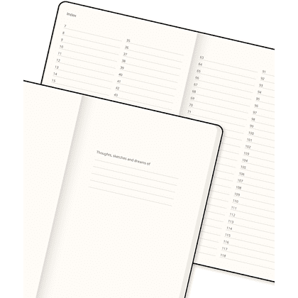 Блокнот "Waves bronze", А5, 96 листов, линейка, бронзовый - 4