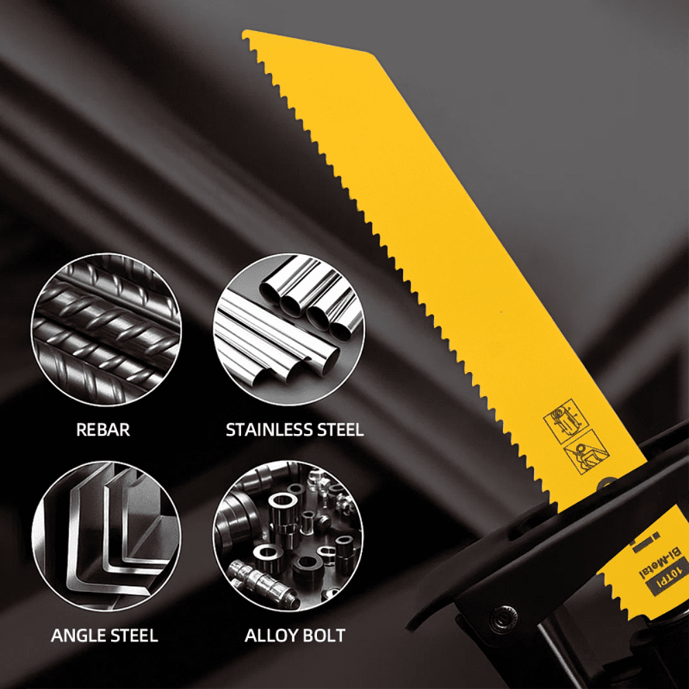 Набор пилок Deli YS EDH-WJT010-EH1, для лобзика и сабельной пилы, 10 шт - 8