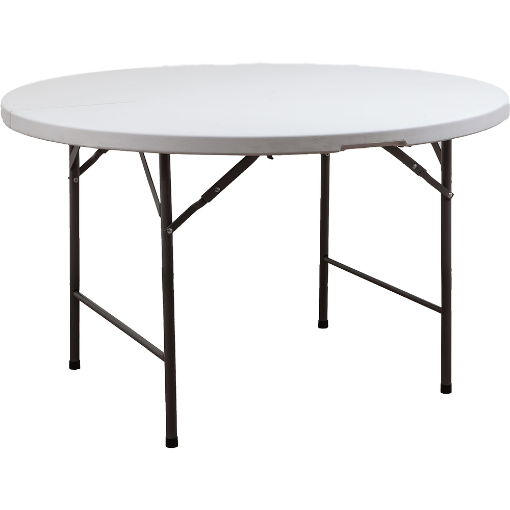 Стол складной Table AKS тип 10, 1520х1520х740 мм, пластик, белый