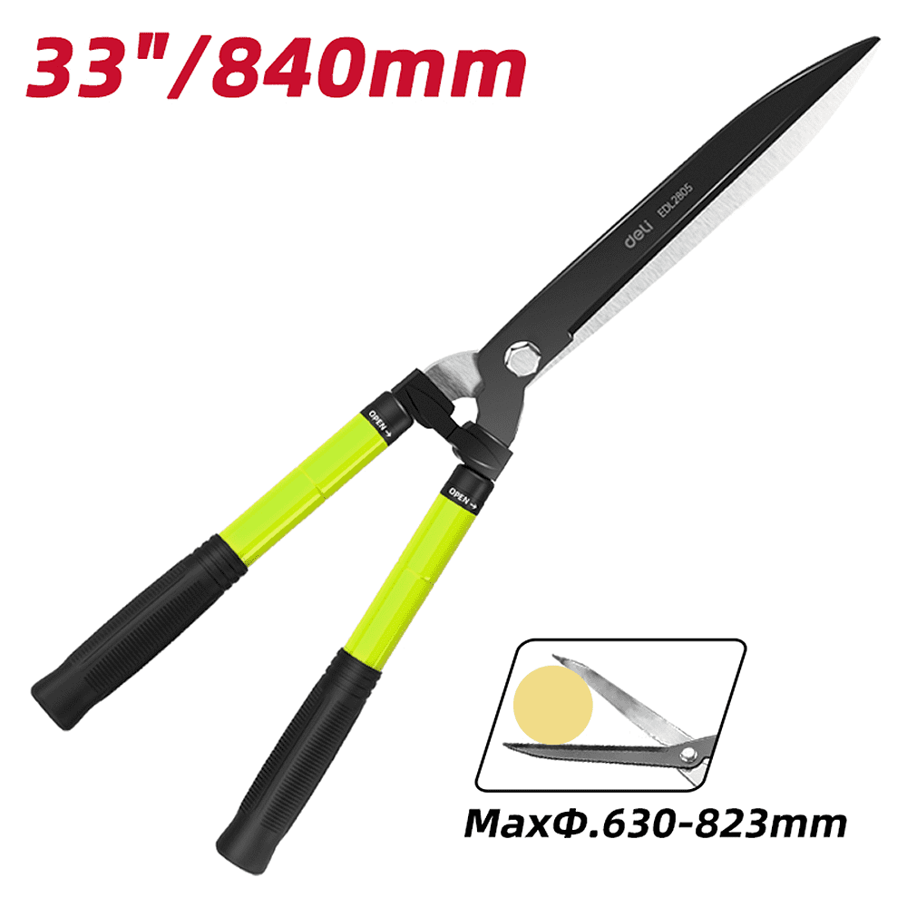 Ножницы садовые Deli GS EDL2805, 630 мм - 820 мм - 10