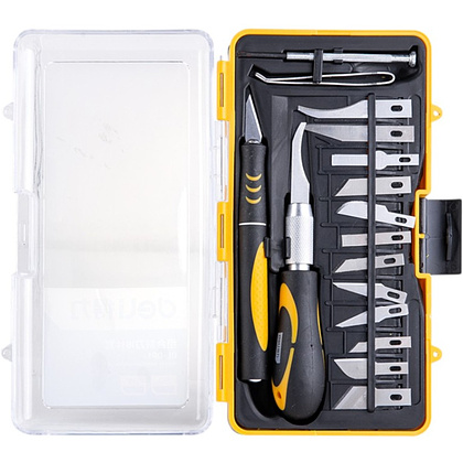 Набор многофункциональных ножей Deli YS DL-DP1, сменные насадки 16 шт. 