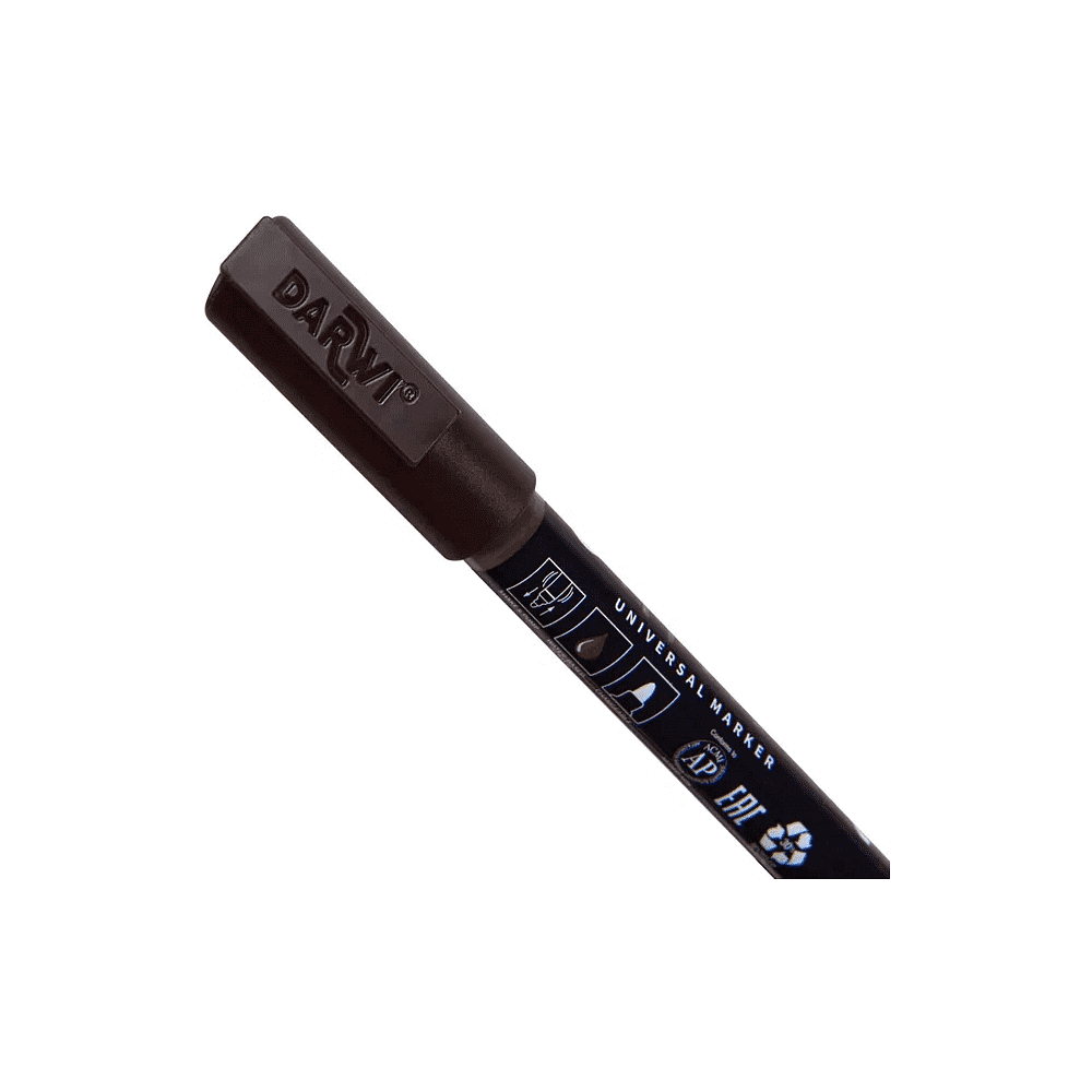 Маркер акриловый "Darwi.Marbel" 801, шоколад - 2