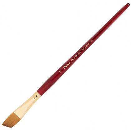 Кисть для рисования "Pinax ORO ROSSO", синтетика, скошенная, №14