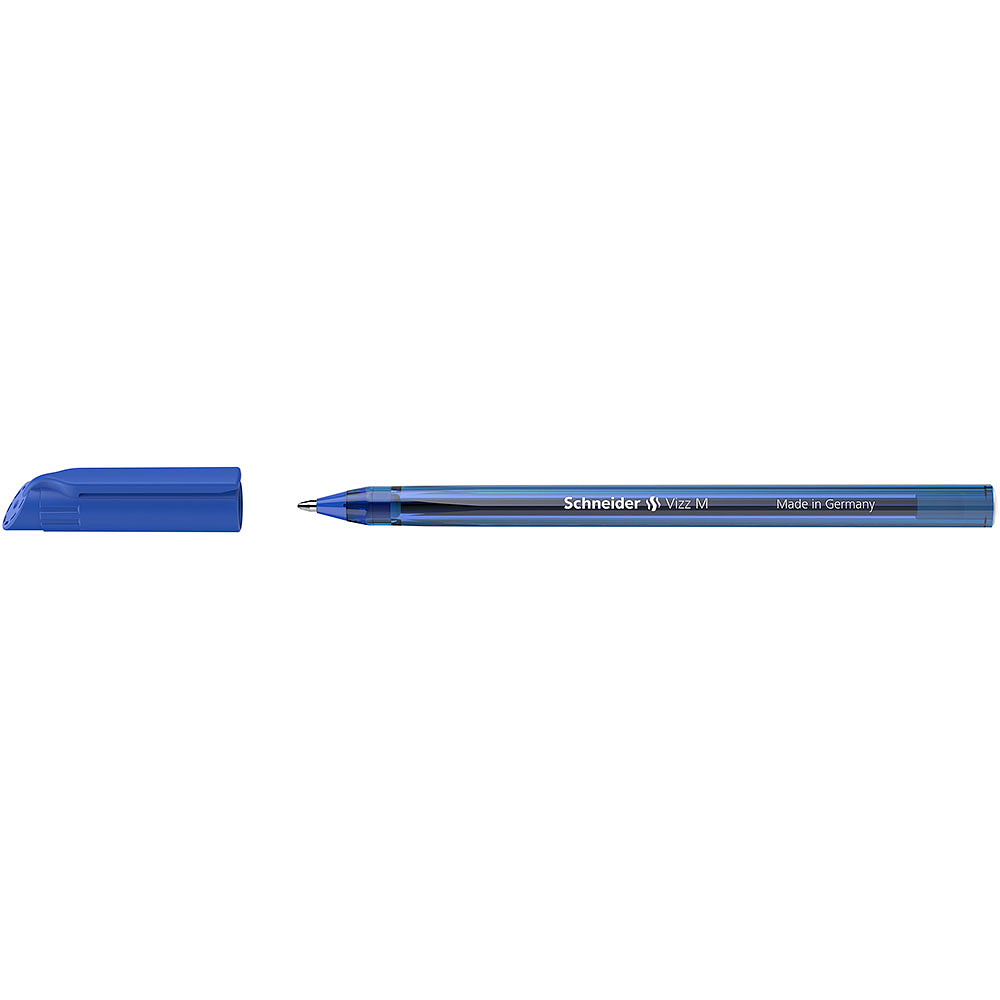 Ручка шариковая "Schneider Vizz M", синий, стерж. синий - 4