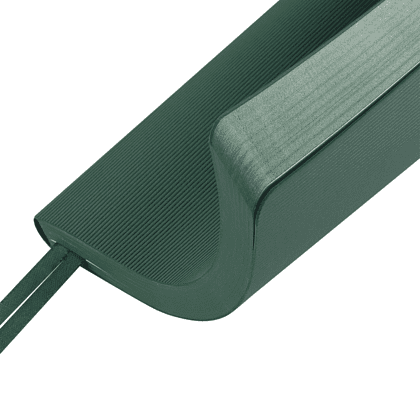 Ежедневник недатированный «Megapolis Slim flex», А5, 256 страниц, зеленый, срез зеленый - 5