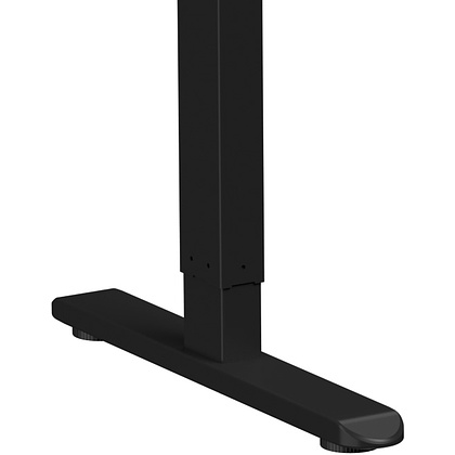 Стол с электроприводом WellDesk Basic 1300x675х18 черный/дуб санта-фе винтаж (9191456+9178196) - 5