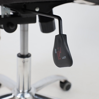 Кресло для руководителя "KING A" поворотное, хром, натуральная кожа, темно-коричневый - 17