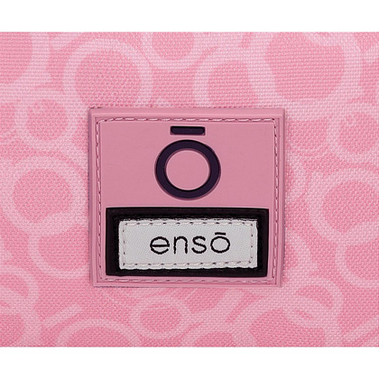 Рюкзак школьный Enso "Love vibes" L, черный, розовый - 7