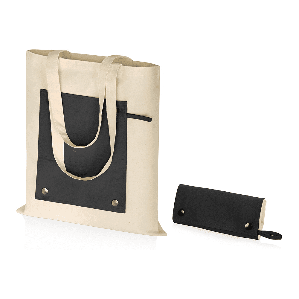 Сумка для покупок "Gross 180", натуральный, черный