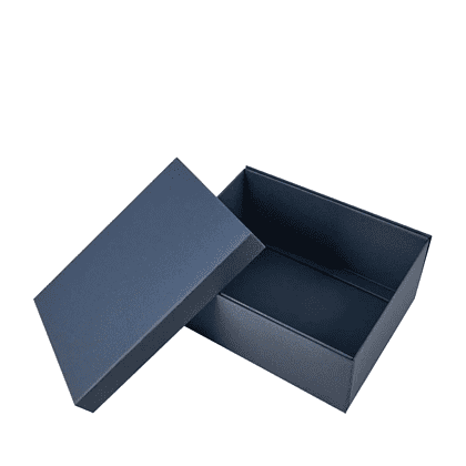 Коробка картонная, 220х160х95 мм, темно-синий - 4